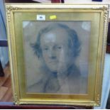 PASTEL DRAWING OF JOHN MANNERS DUKE OF RUTLAND BY J.J. CHALON R.A. 13.75" X 11.25"