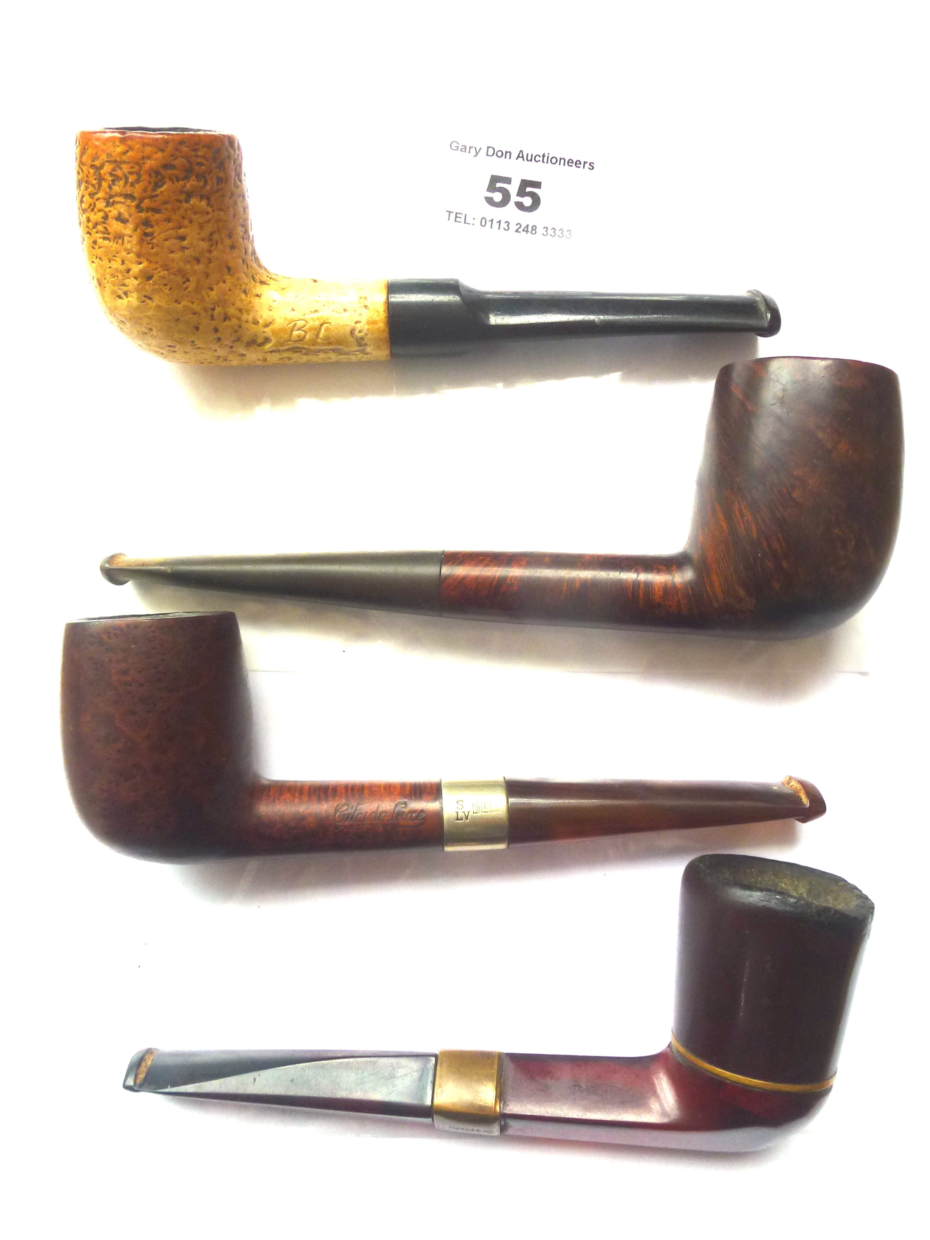 4 ASSORTED PIPES APPROX L: 5" -5.5"