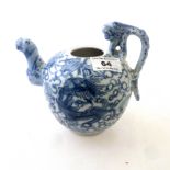 ORIENTAL TEAPOT H: 5.5"