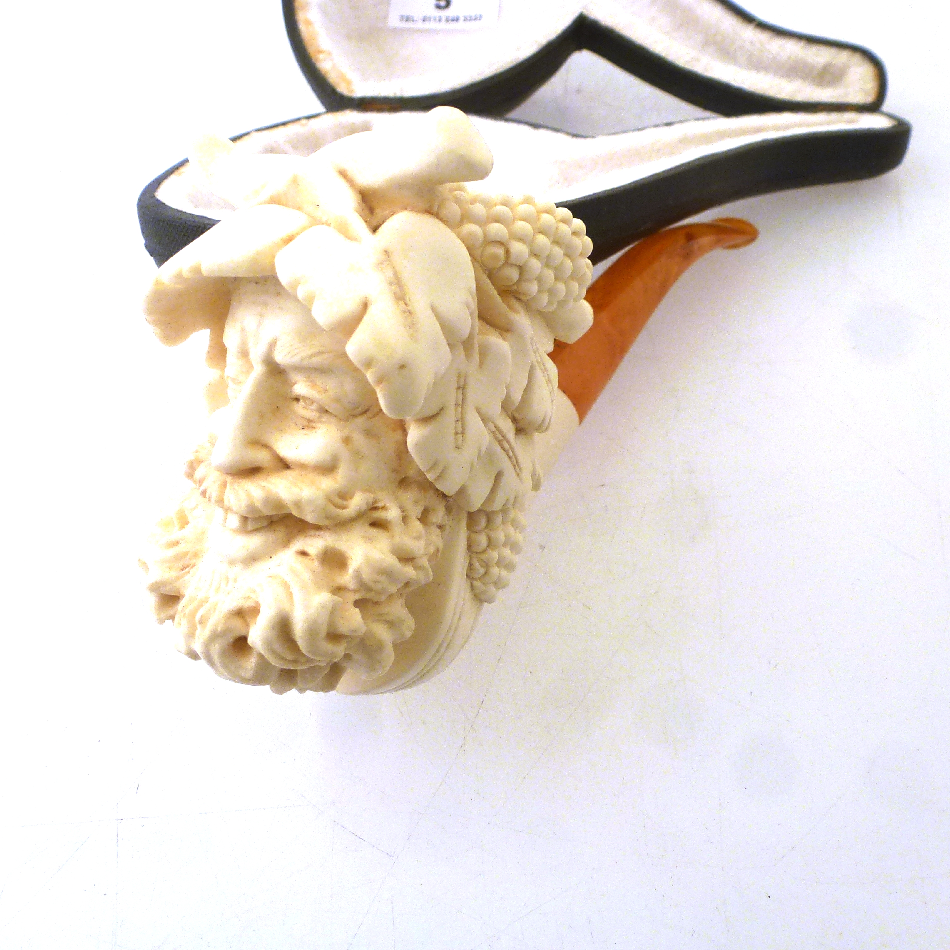 BACCHUS MEERSCHAUM PIPE APPROX L: 6" - Image 2 of 3