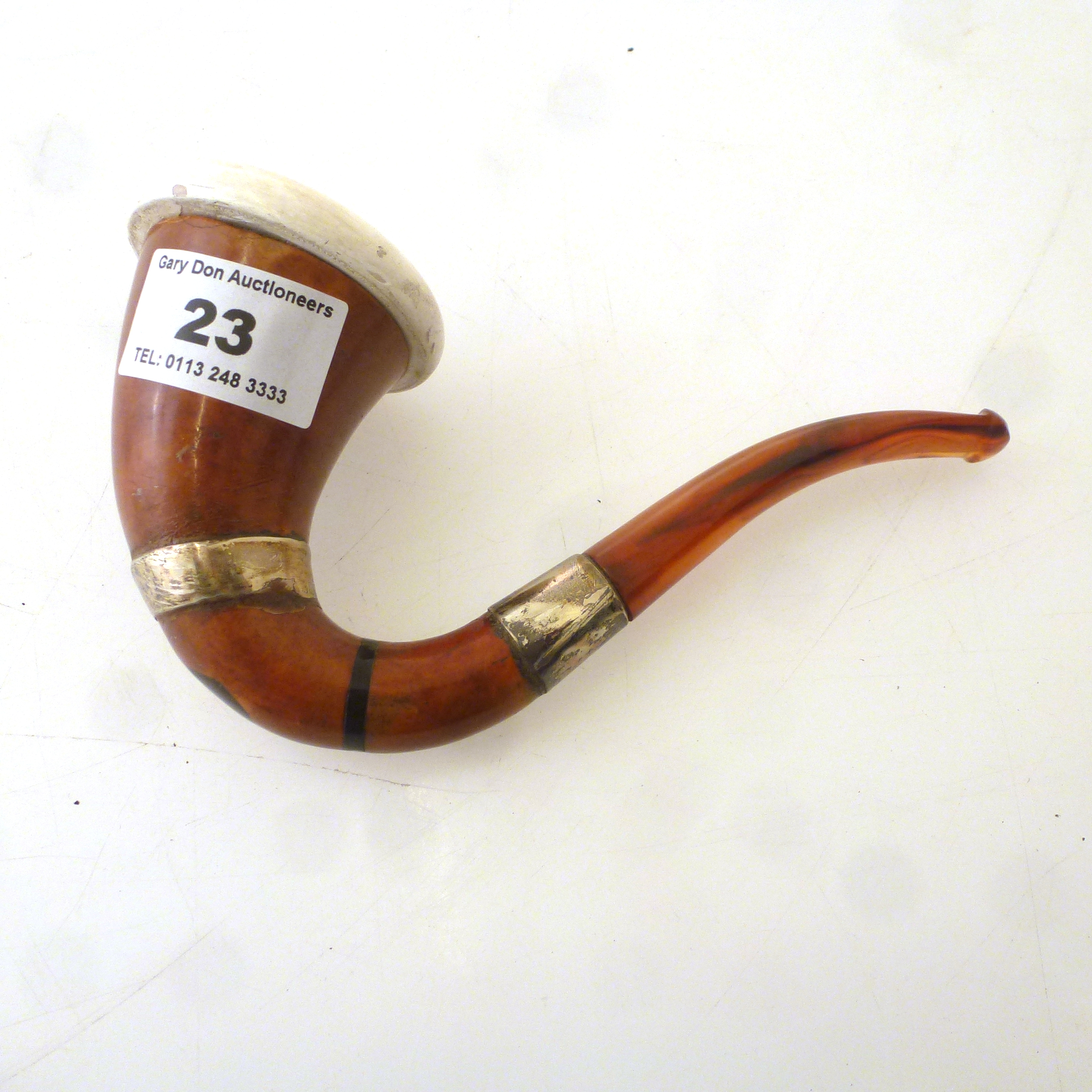 CALABASH PIPE WITH WHV HALLMARK APPROX L: 6"