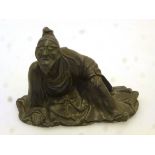 SPELTER ORIENTAL FIGURE H: 5"