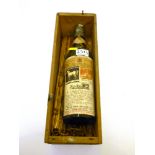 OPENED BOTTLE OF THE OLD BLEND WHISKY OF THE WHITE HORSE CELLAR BOTTLE 1938