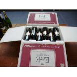 BOX OF 12 BOTTLES OF E&E BAROSSA VALLEY BLACK PEPPER SHIRAZ 1990