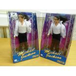 2 MICHAEL JACKSON DOLLS