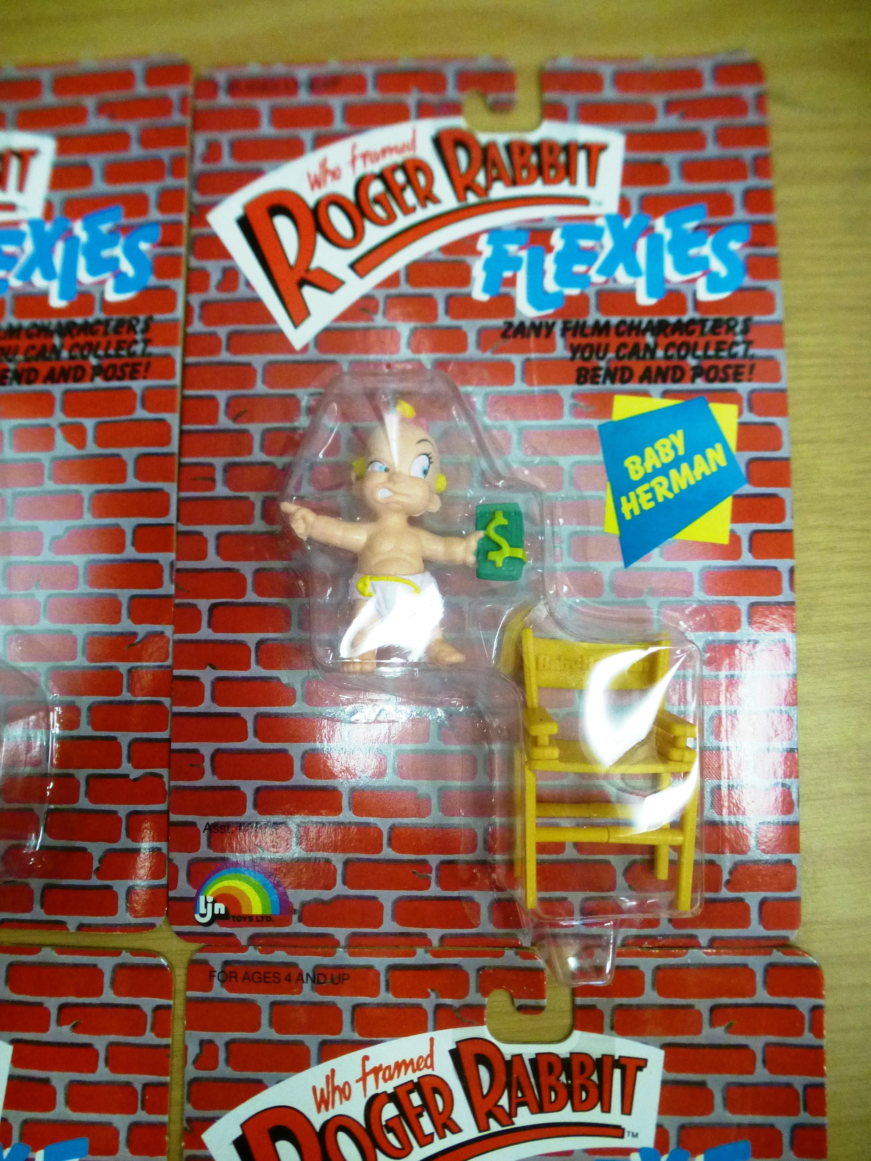 SEALED COMPLETE LJN BOX OF 24 LJN ROGER RABBIT FLEXIES FIGURES (PICTURES OF CONTENTS TAKEN FROM - Image 5 of 7