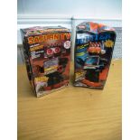 2 BOXED TV SCREEN ROBOTS - JUPITER AND SATURN