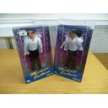 2 MICHAEL JACKSON DOLLS