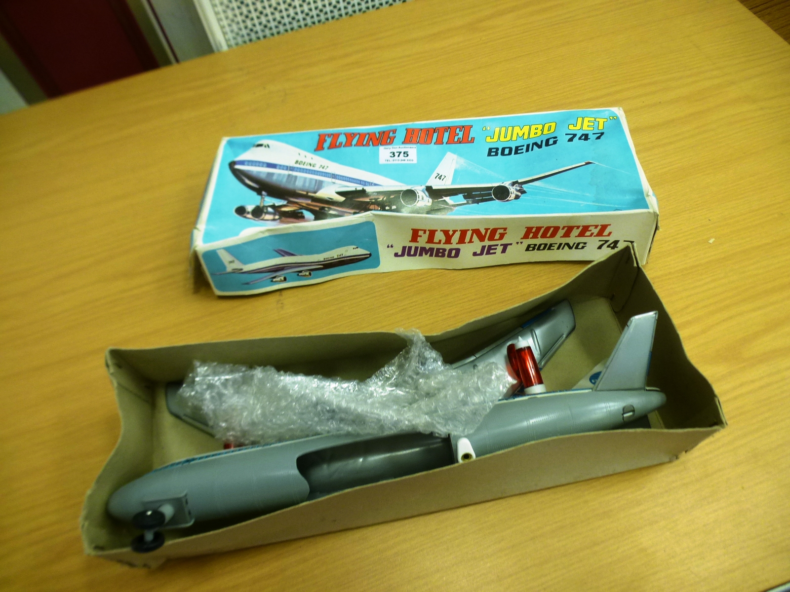 BOXED FLYING HOTEL PAN AM JUMBO JET BOEING 747 BY T.T. JAPAN - Image 2 of 3