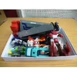 BOX OF ASSORTED LOOSE TRANSFORMERS AND ACCESSORIES