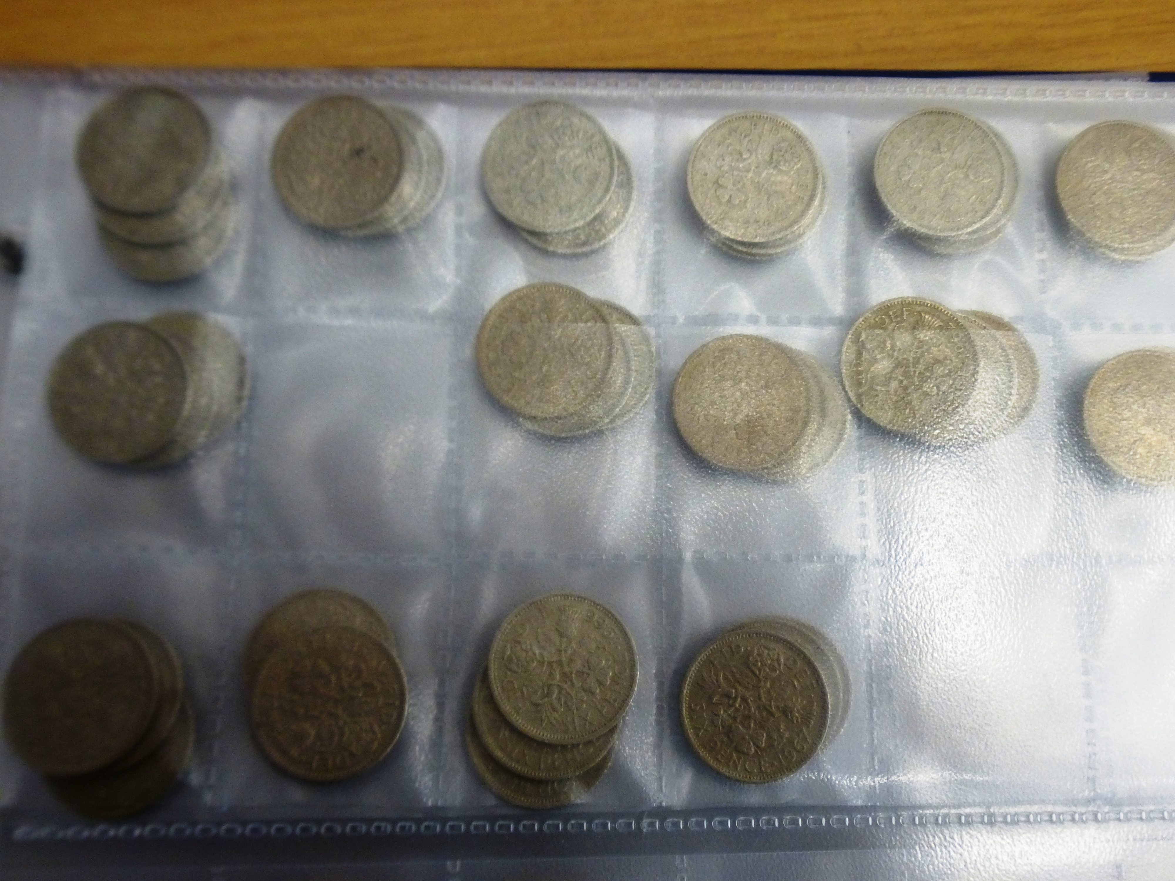 COIN ALBUM OF ASSORTED COINS AND BANK NOTES MOSTLY UK INCLUDING SILVER COINAGE AND 1890 CROWN - Image 7 of 11