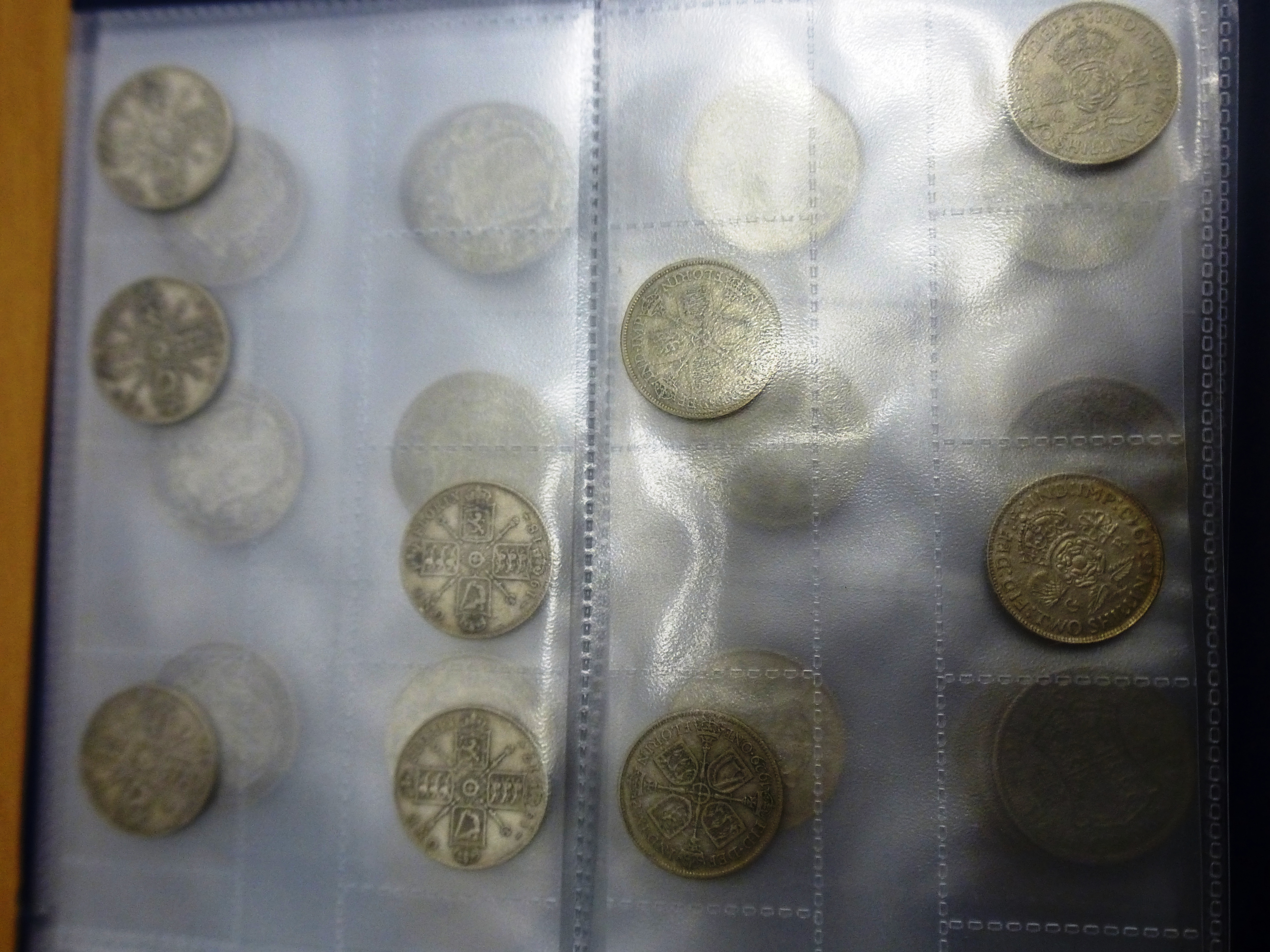COIN ALBUM OF ASSORTED COINS AND BANK NOTES MOSTLY UK INCLUDING SILVER COINAGE AND 1890 CROWN - Image 9 of 11