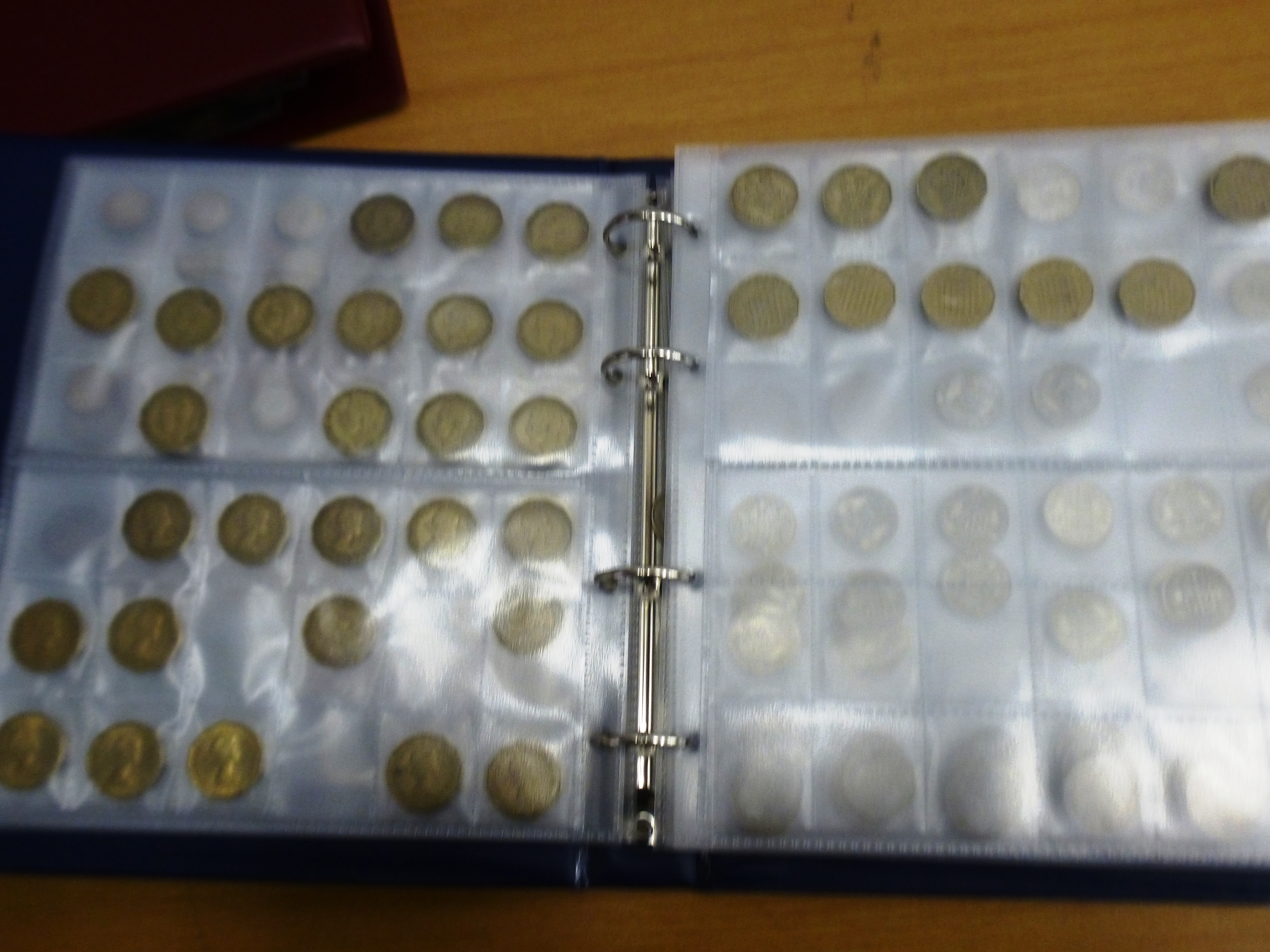 COIN ALBUM OF ASSORTED COINS AND BANK NOTES MOSTLY UK INCLUDING SILVER COINAGE AND 1890 CROWN - Image 6 of 11