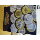 CHANGE CHECKER ALBUM WITH COMPLETE THE A-Z OF GREAT BRITAIN COIN SET AND COMPLETE THE GREAT ONE