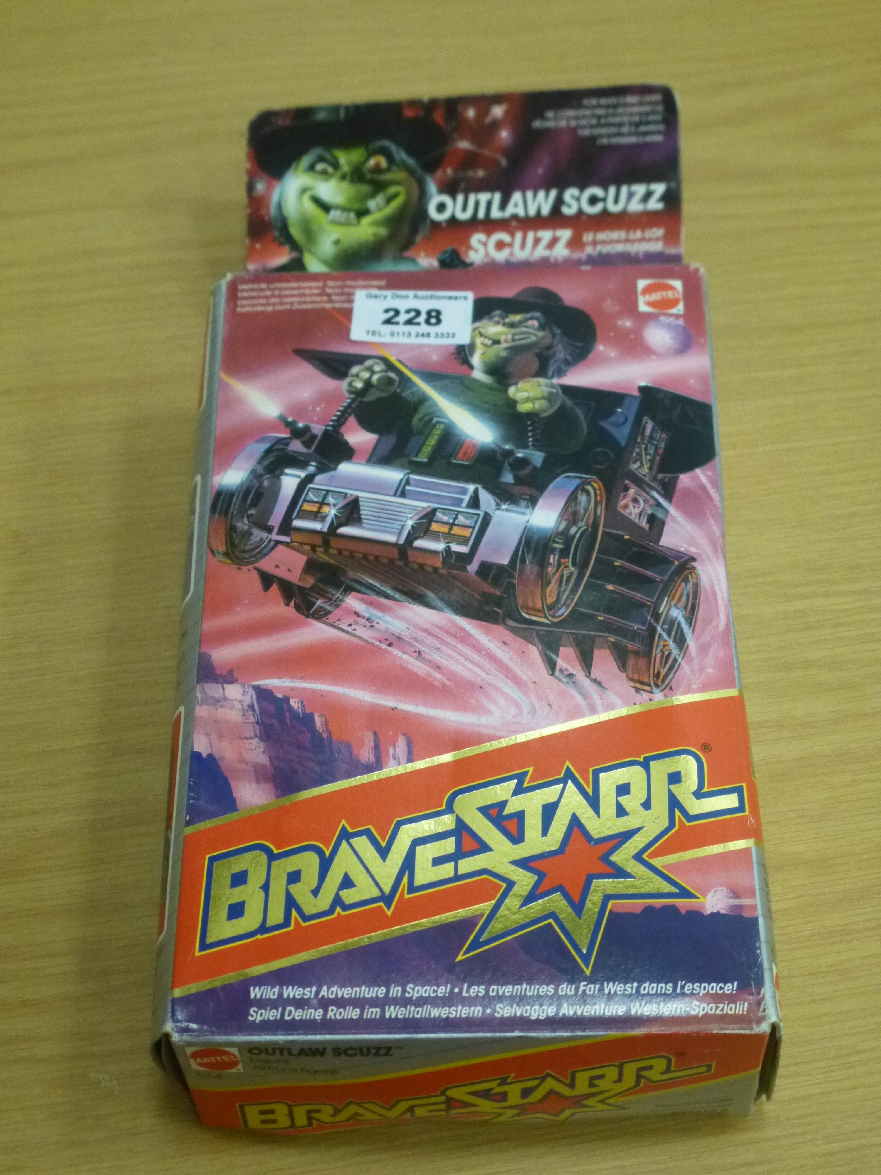 BOXED BRAVESTARR OUTLAW SCUZZ SCUZZ FIGURE