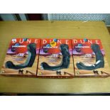 3 BOXED DUNE SANDWORM FIGURES