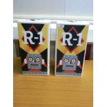 2 BOXED ROCKET USA R-1 ROBOTS