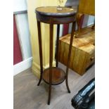 PLANT STAND H: 37.75" D: 12.5"