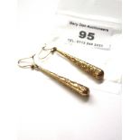 PAIR OF 9K GOLD EARRINGS 1.4G