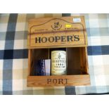 BOTTLE OF 1983 HOOPERS VINTAGE PORT WITH WOODEN BOX