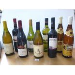 9 BOTTLES OF ASSORTED WINE INCLUDING CASSILLERO DEL DIABLO AND HARDYS STAMP