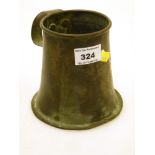 COPPER TANKARD H: 4.75"