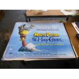 6 ASSORTED FILM POSTERS - MONTY PYTHON AND THE HOLY GRAIL, MEL BROOKS' HISTORY OF THE WORLD PART