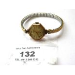 9K GOLD LADIES LIMIT WATCH