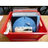 QUANTITY OF ASSORTED PIRATE RADIO RECORDS INCLUDING THE RADIO CAROLINE STORY, I SPY FOR THE D.T.I,