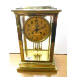 KAISER AND SON CLOCK PRESENTED TO W.T. DAVIES ESQ BY THE MEMBERS OF THE SOUTH WALES AND MONMOUTHSIRE