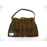 CROCODILE SKIN HANDBAG