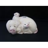 BESWICK PIG FIGURE - 'HIDE AND SLEEP'