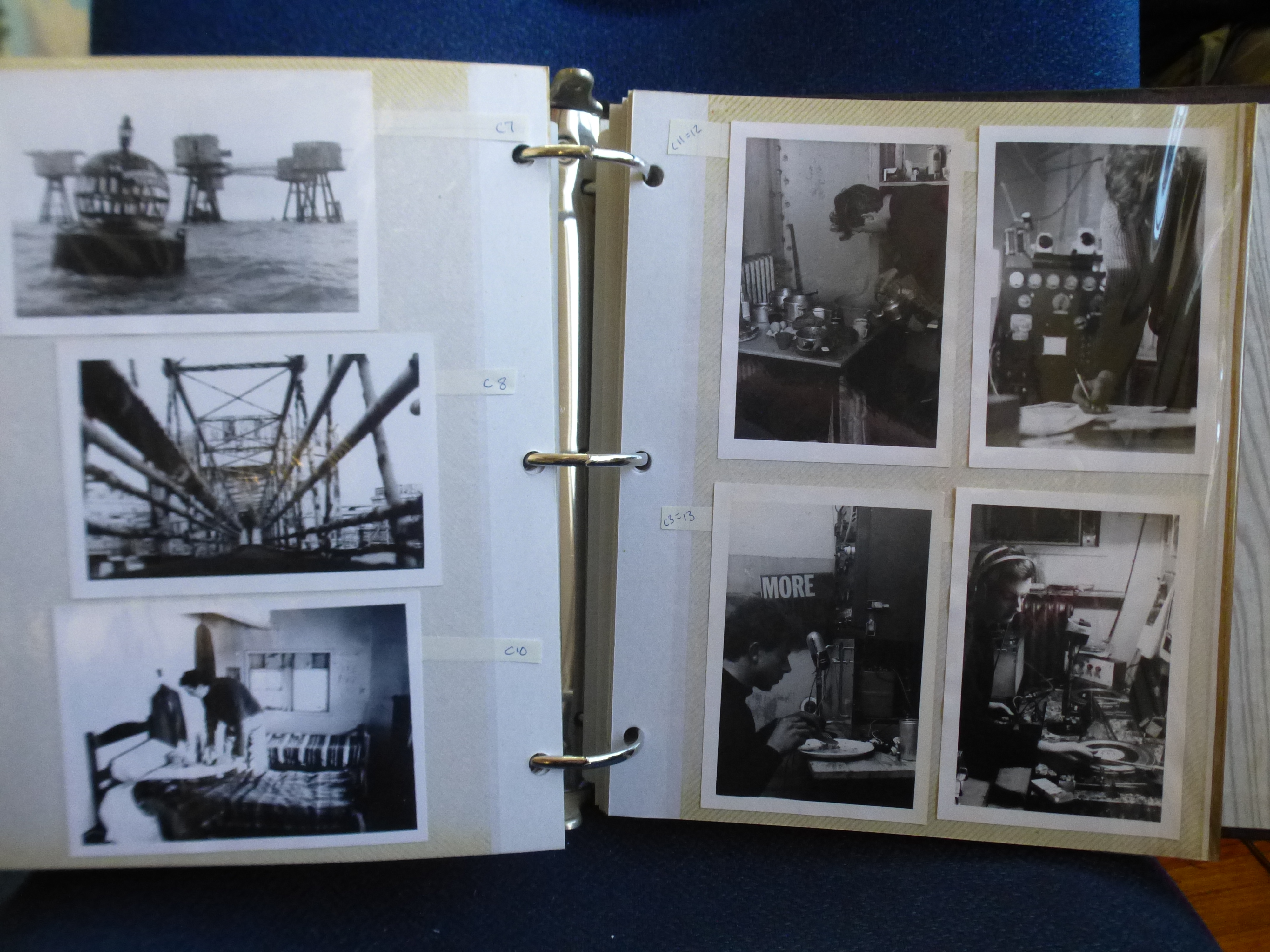 PIRATE RADIO PHOTOGRAPH ALBUM WITH PHOTOGRAPHS OF RADIO LONDON, DJS, RADIO VERONICA, SEALAND, - Image 38 of 51