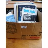 BOX OF ASSORTED PIRATE RADIO AND DEEJAY MAGAZINES INCLUDING FREE RADIO MAGAZINE, FREE RADIO NEWS,