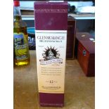 BOXED BOTTLE OF GLENMORANGIE MILLENIUM MALT 12 YEARS