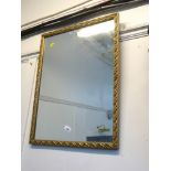 GILT FRAME MIRROR 25" X 20"