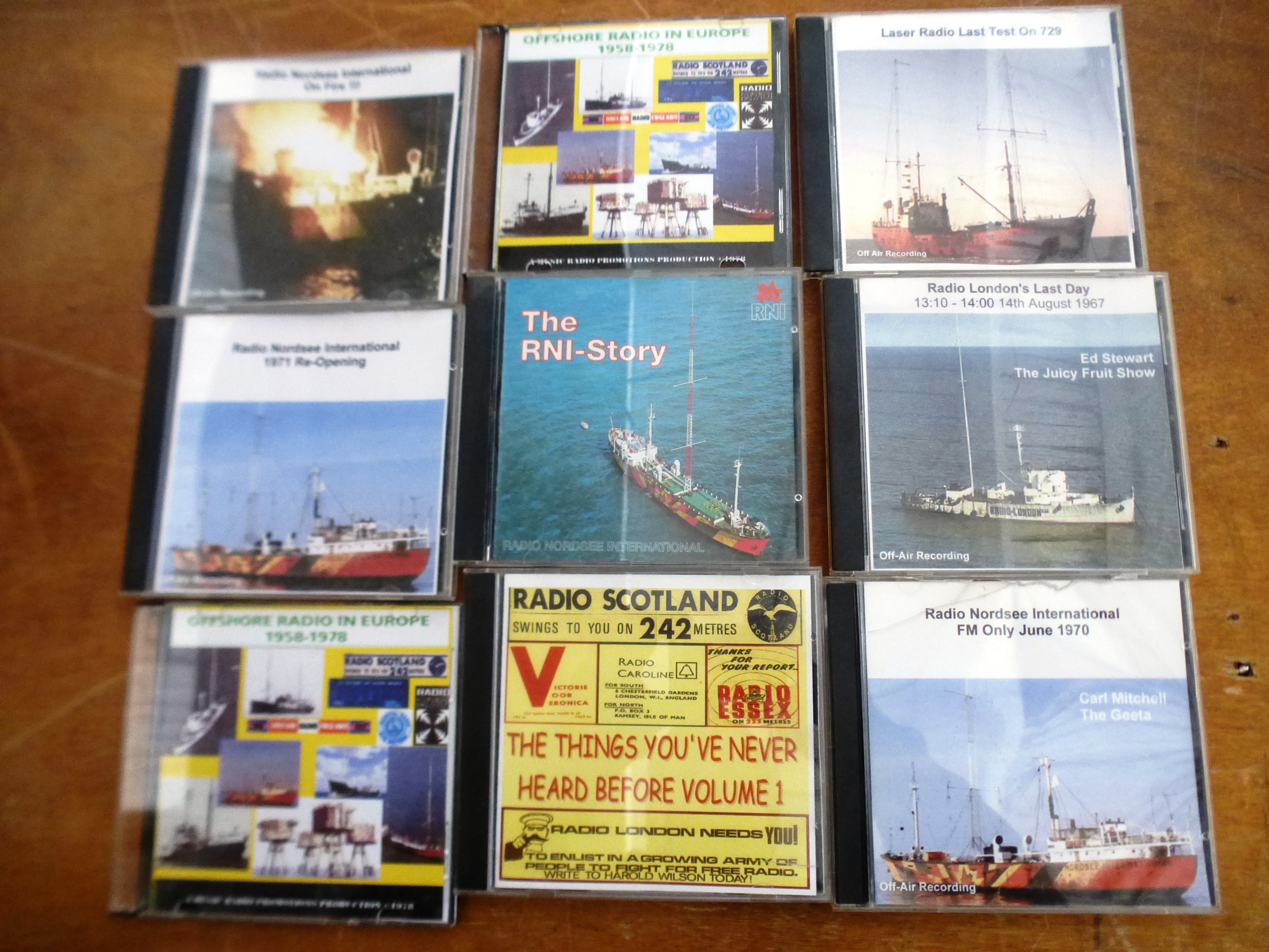 QUANTITY OF ASSORTED PIRATE RADIO CDS AND BOX SETS INCLUDING RADIO CAROLINE, OFFSHORE RADIO LOST AND - Image 4 of 5