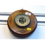 INLAID BAROMETER D: 8"