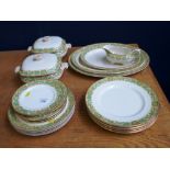 24 PIECE BOOTHS SILICON CHINA DINNER SERVICE