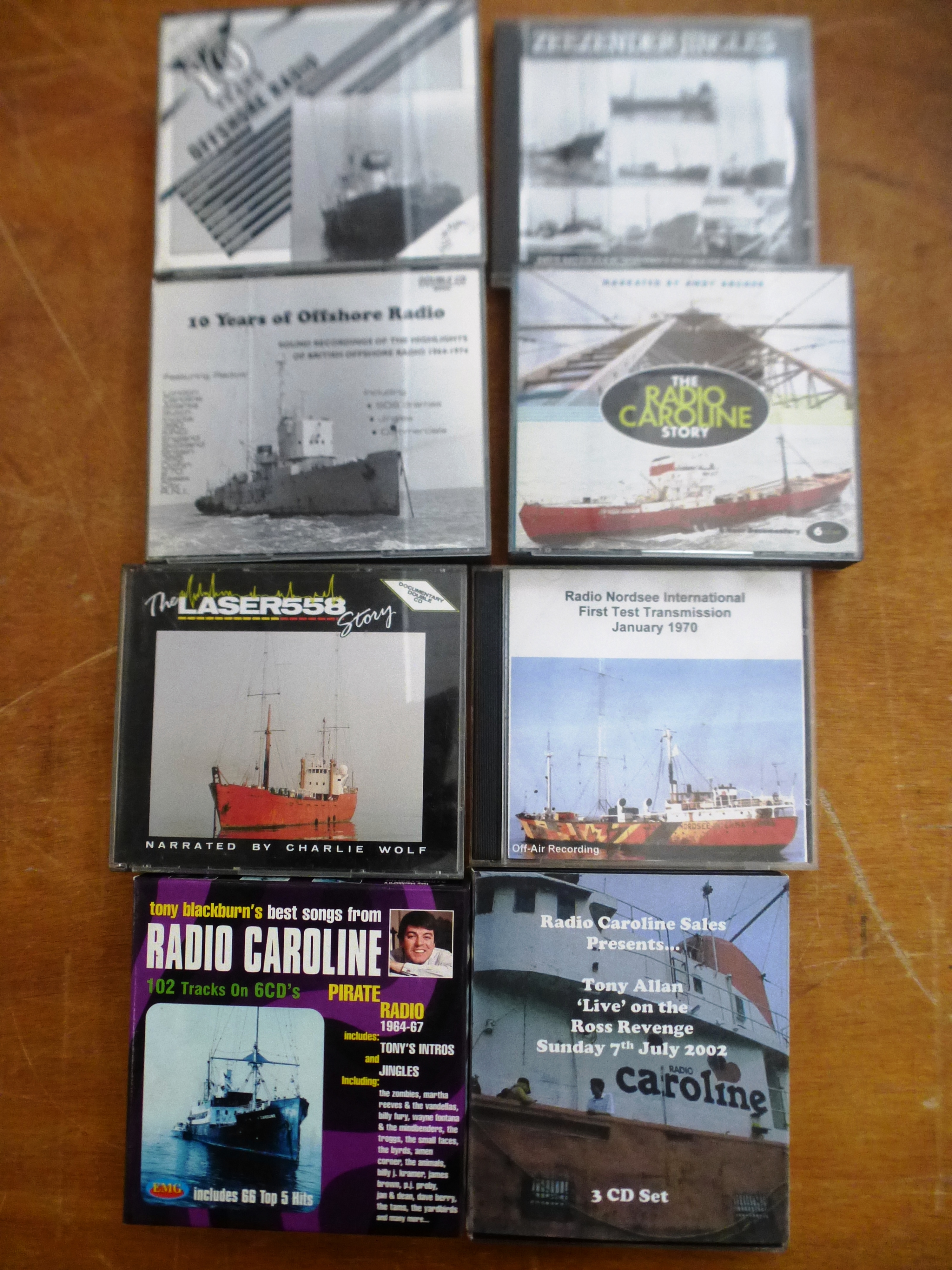 QUANTITY OF ASSORTED PIRATE RADIO CDS AND BOX SETS INCLUDING RADIO CAROLINE, OFFSHORE RADIO LOST AND - Image 3 of 5
