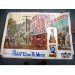 PABST BLUE RIBBON POSTER 47" X 64.5"