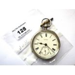 SILVER J. KINSTLEY TALBOTT AND TALBOTT POCKET WATCH TOTAL W: 4.75 OZT