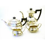 4 PIECE PLATED TEASET -ALPHA PLATE VINERS OF SHEFFIELD