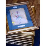 SET OF 12 PRINTS OF THE ORIGINAL DESIGNS OF THE BOLSHOI NUTCRACKER 1919 LIMITED EDITIONS 2552/5000