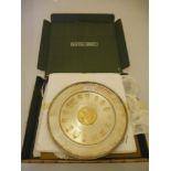 QUEEN'S SILVER JUBILEE 1952-1977 THE COLLEGE OF ARMS SILVER DISH D: 10.5" W: 17 OZT