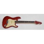 'Hurricane' by Morris - strat style electric guitar, soft bag