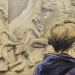 •Richard Whincop (b. 1964) - 'Viewing the Elgin Marbles', signed 'Whincop and dated '05 (2005),