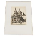 •Stanley Anderson C.B.E.,R.A., R.E. (1884-1966) - 'St Nicholas, Prague', signed artist's proof, also