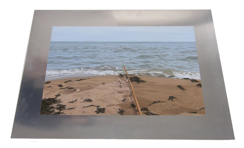 •Tom Bech (20th/21st century) - 'Rope to Sea,I, East Haven' signed, inscribed and dated '2001 verso, - Image 2 of 2