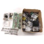 Assortment of MWC and CWC wristwatch spares to include cases, movements, dials, bracelets